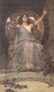 John William Waterhouse Circe offering the Cup to Ulysses (mk41) Spain oil painting artist